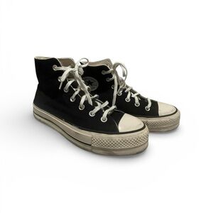 Converse Black and White High-Tops